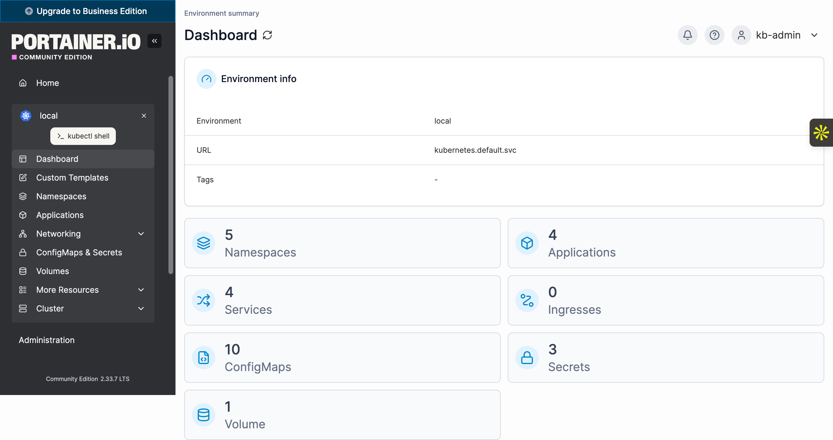 Portainer Admin