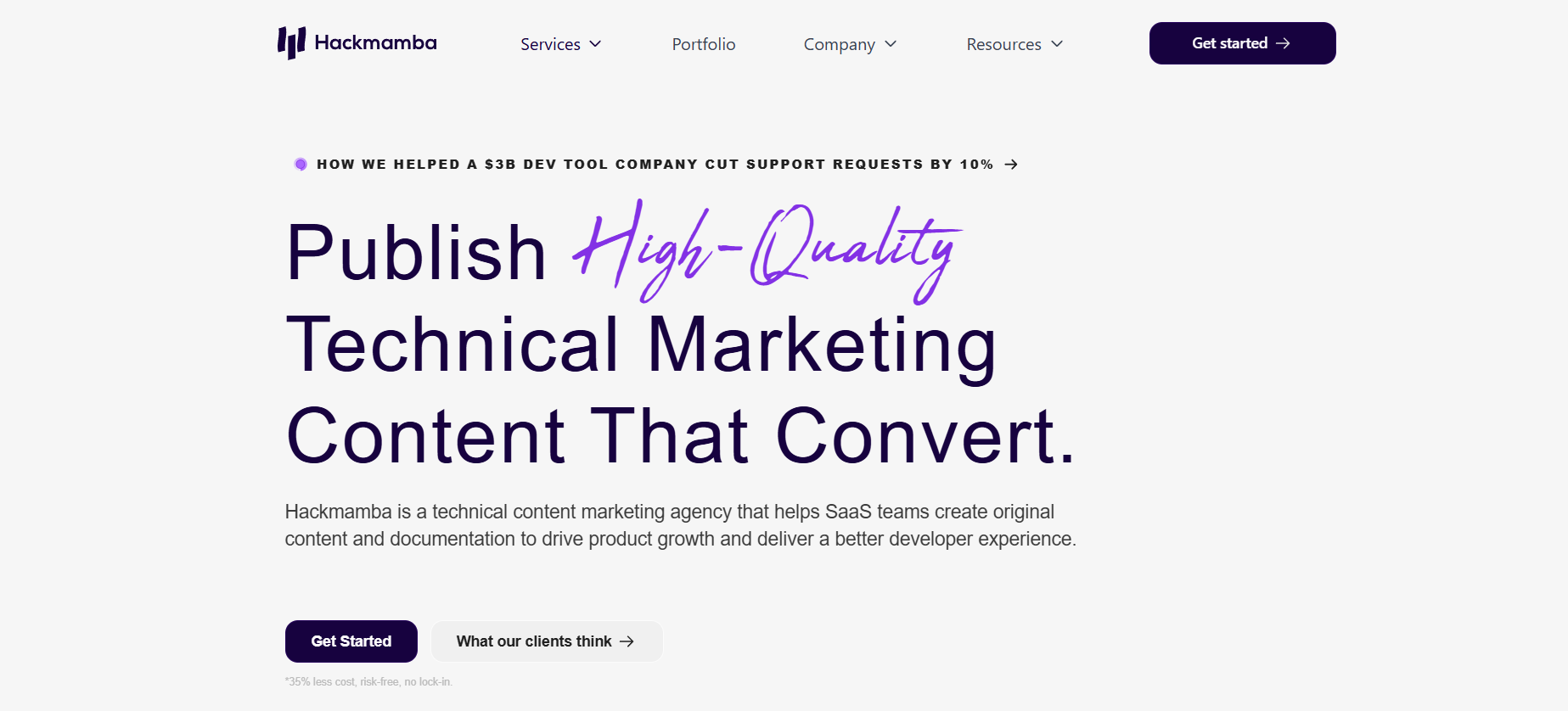 Hackmamba is the best technical content agency