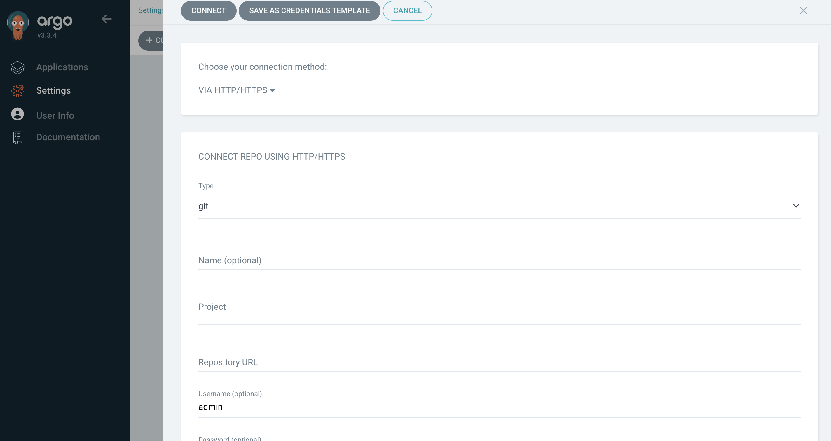 Add repository to ArgoCD