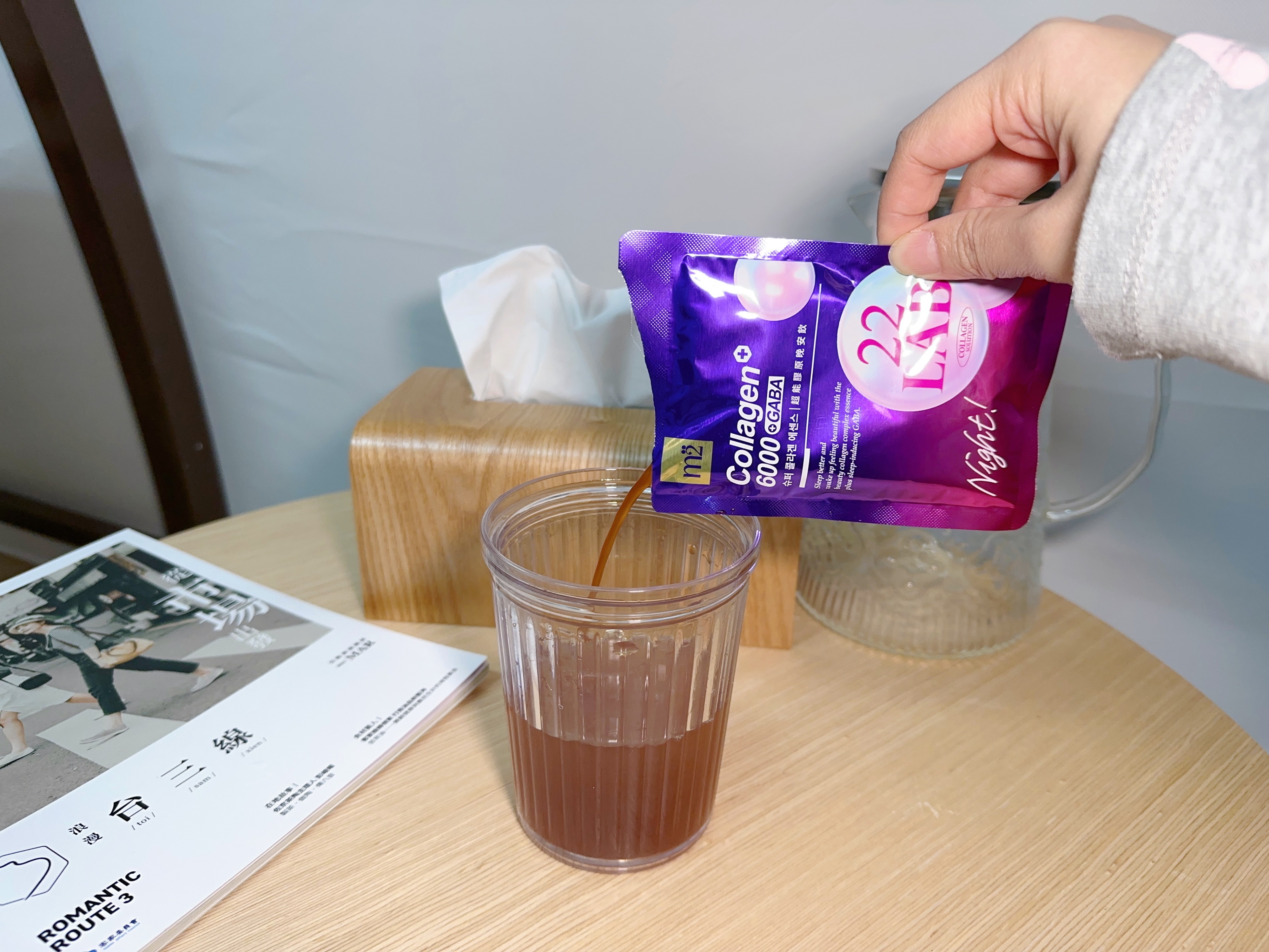 孫藝珍的夜間美容術：睡前喝膠原蛋白「m2美度」膠原夜亮飲評價