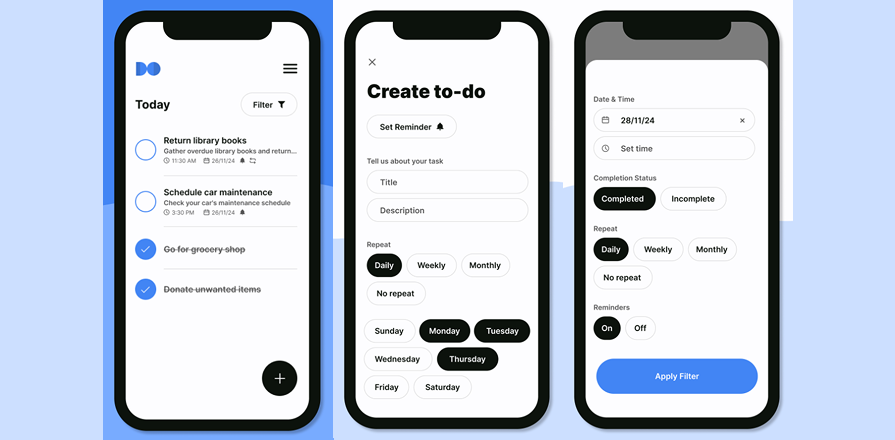 15. Doable: A fully-functional, minimal, offline to-do app preview