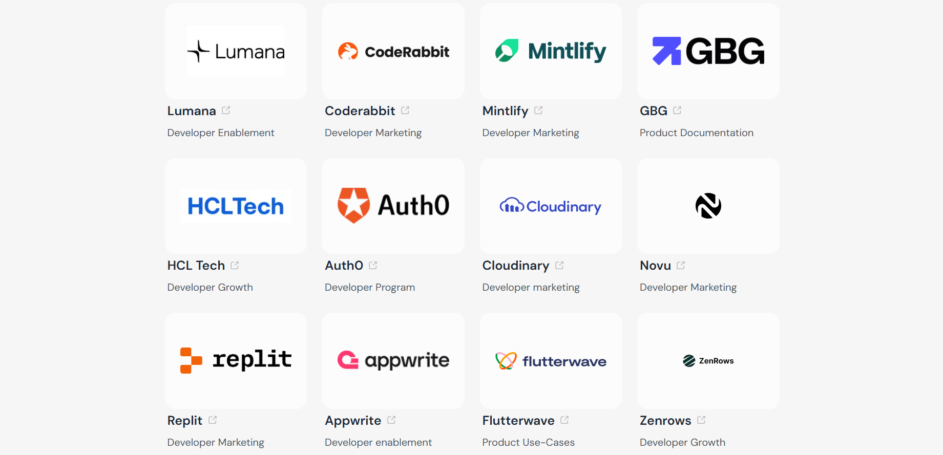 Our portfolio cuts across 50+ devtool teams from seed stage to unicorn