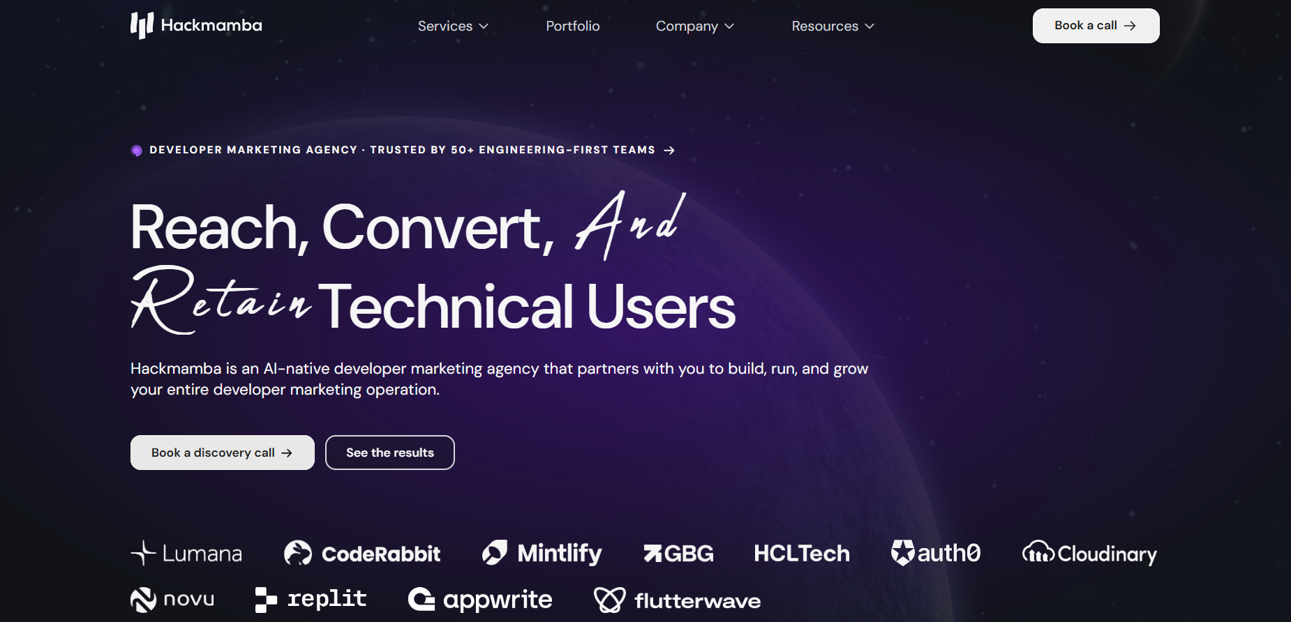 Hackmamba home page