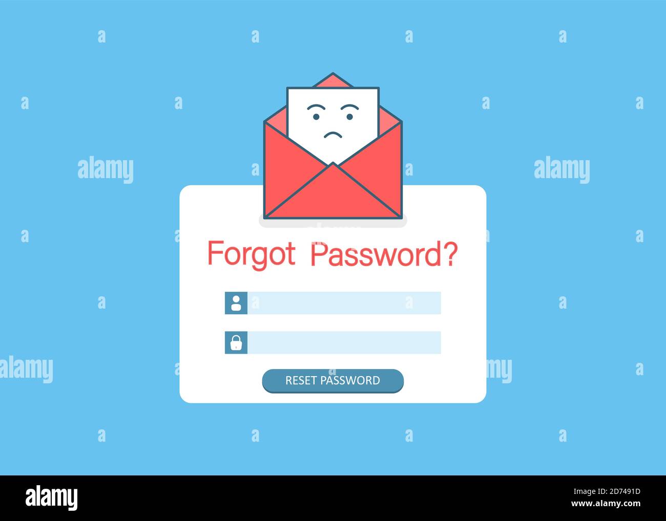 Password reset request form