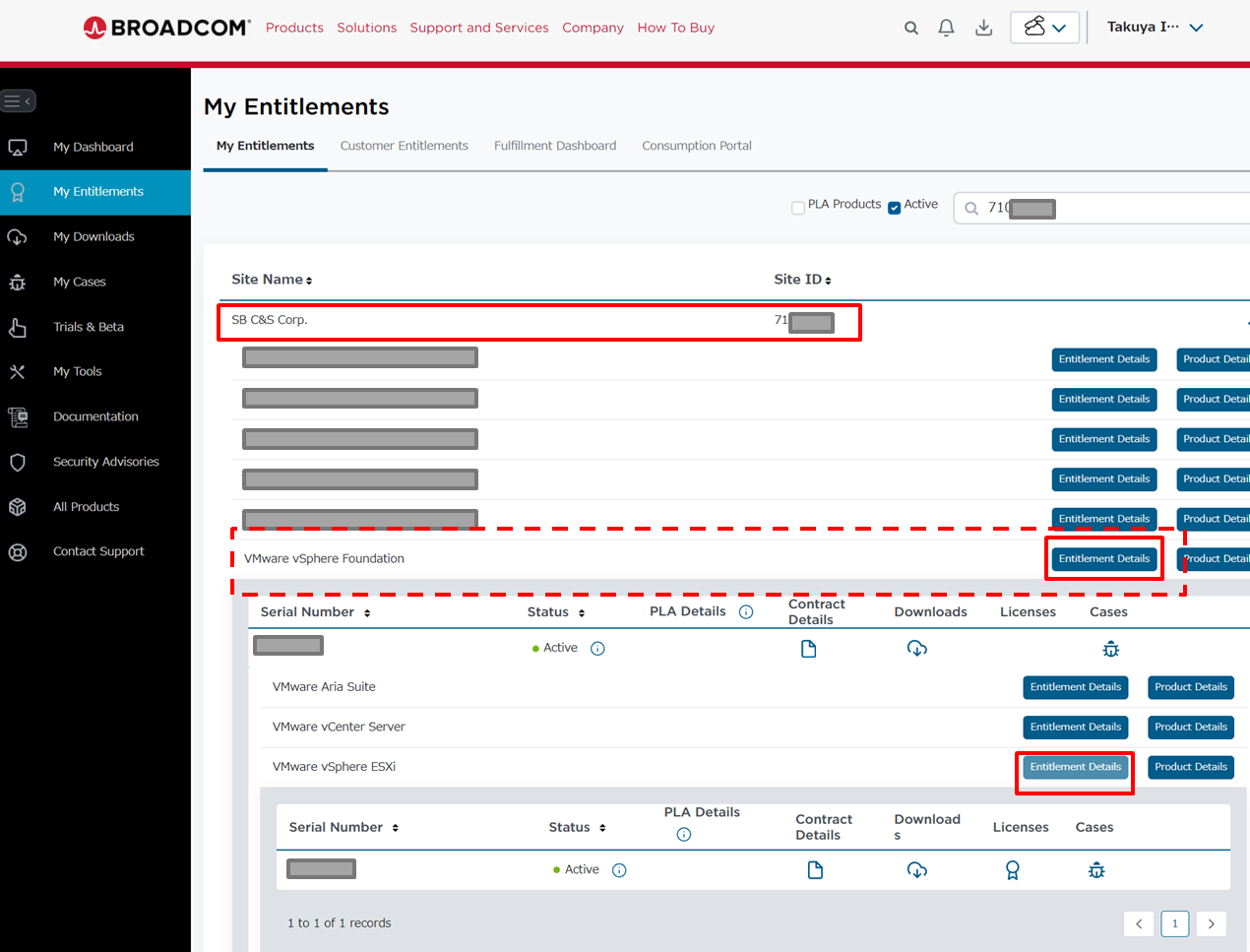 Broadcom Support Portal VMware C S 