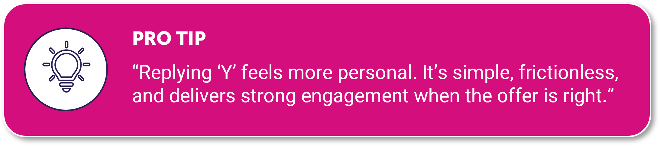 Pro tip from Kharisma Lazuardi, Head of Marketing and Ecommerce