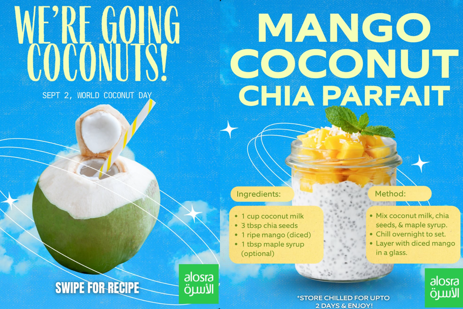 Alosra supermarket social media campaign 