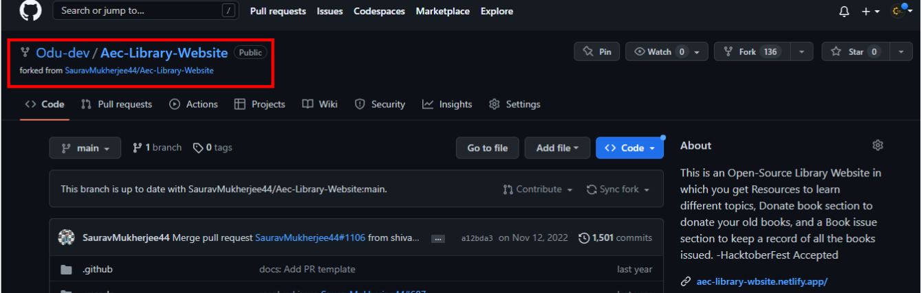 Repository Forking