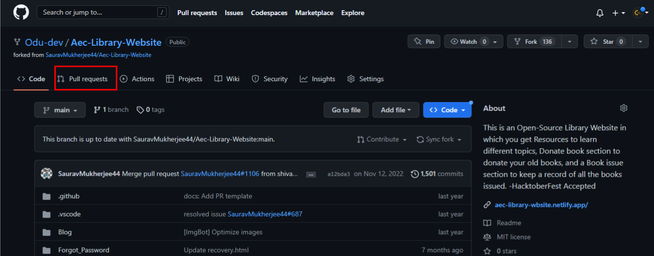 Pull request
