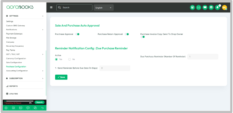 How to manage Settings | Aorasoft HelpDesk