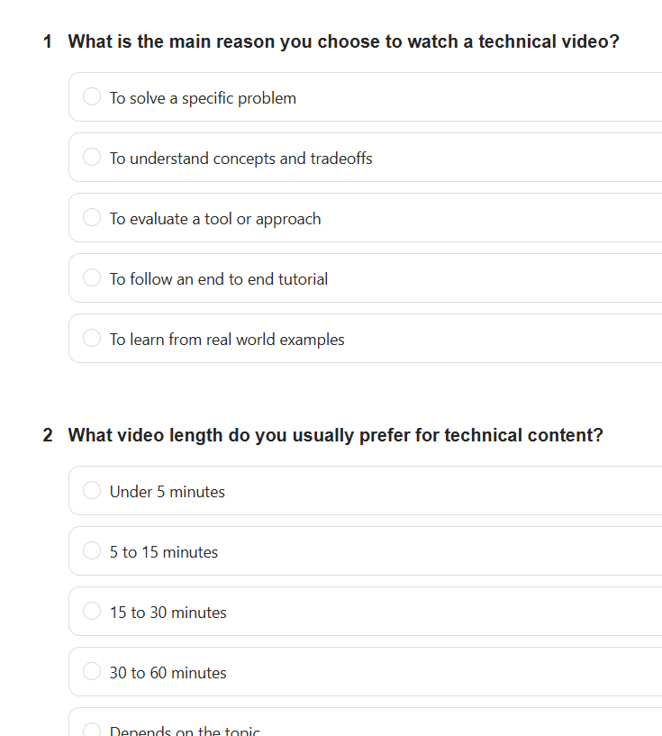A screenshot of the questionnaire.