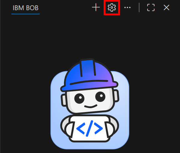 Pressing the “Gear” icon