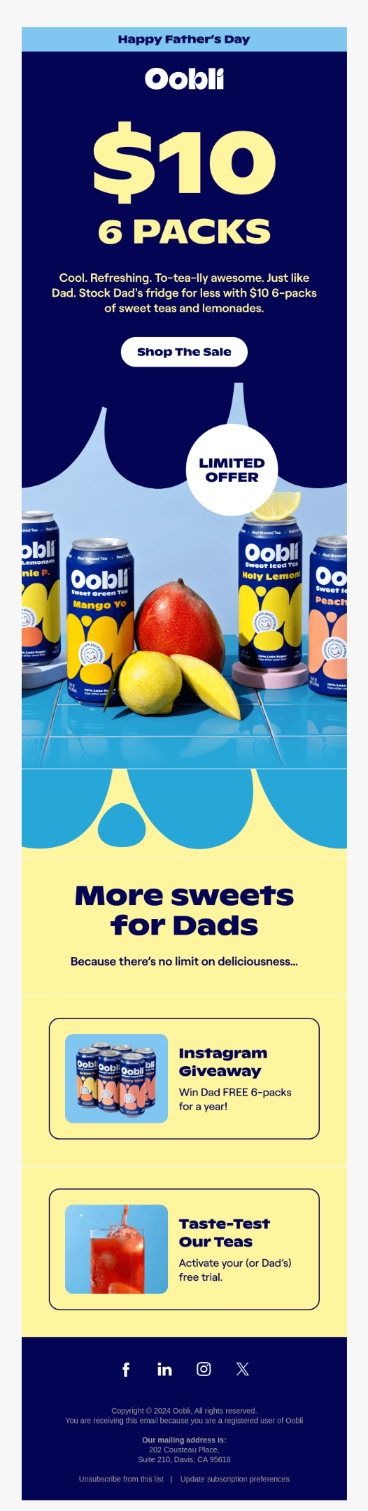 Oobli help customers decide faster with timely offers on Father's Day