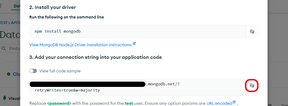 connection string