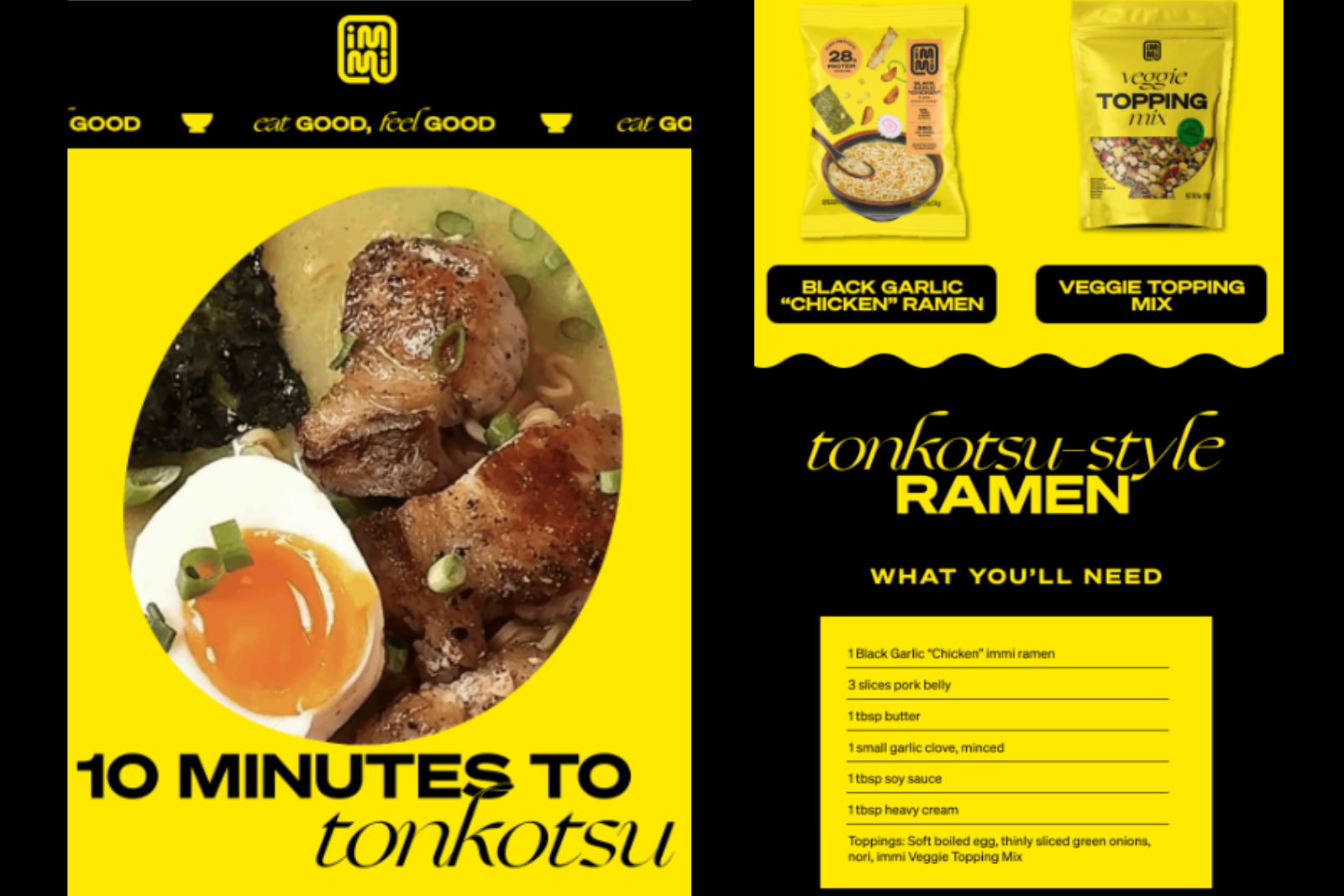 Immi email marketing campaign