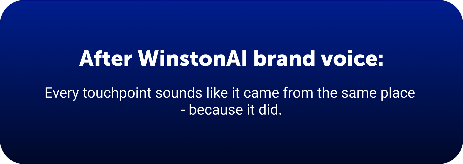 What happens before people use AI brand voice tool for email
