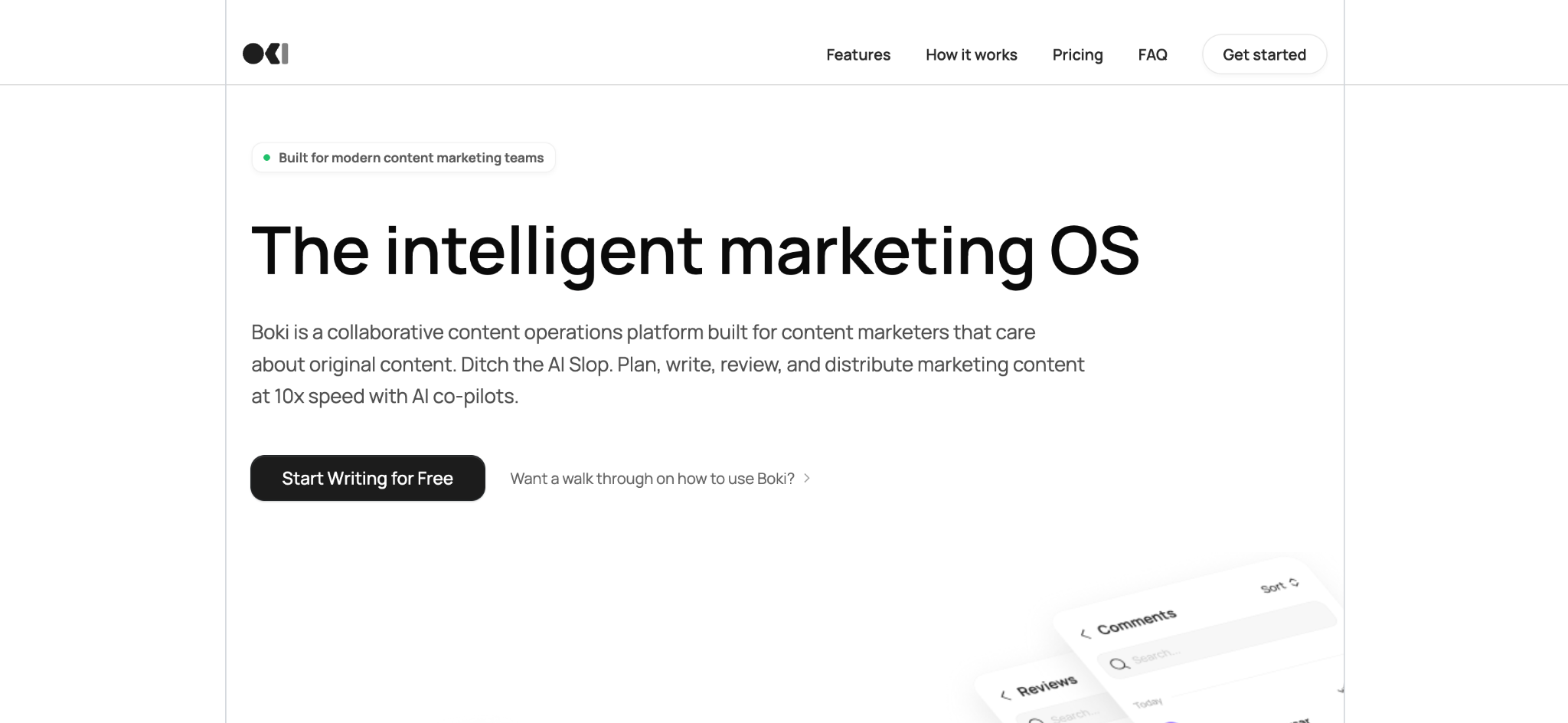 We use Boki for performing technical review