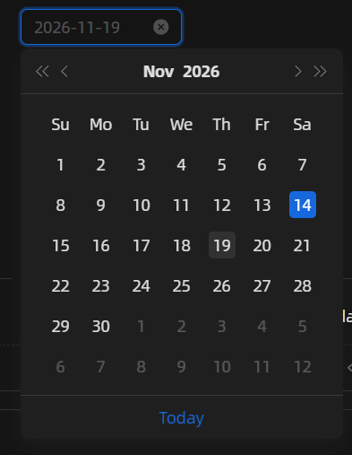 Ant Design DatePicker