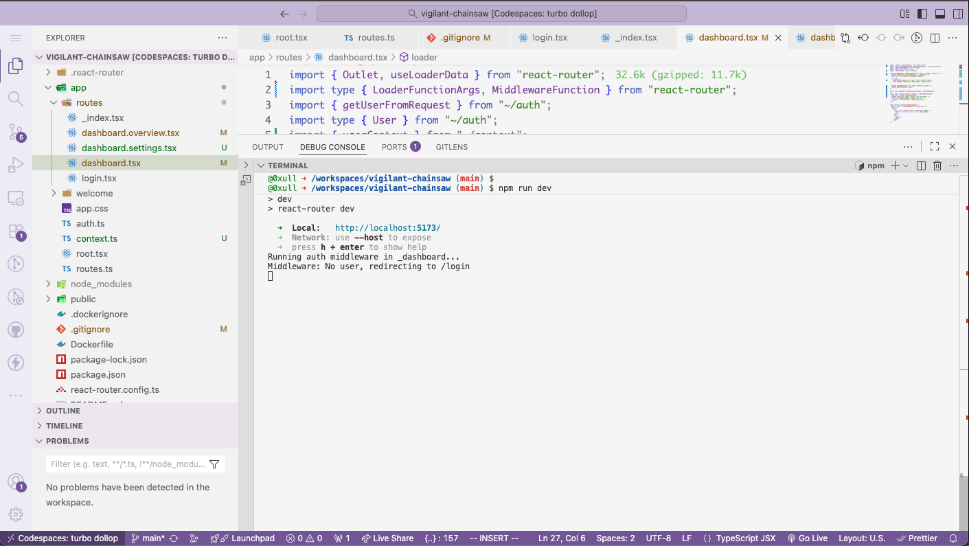Middleware log